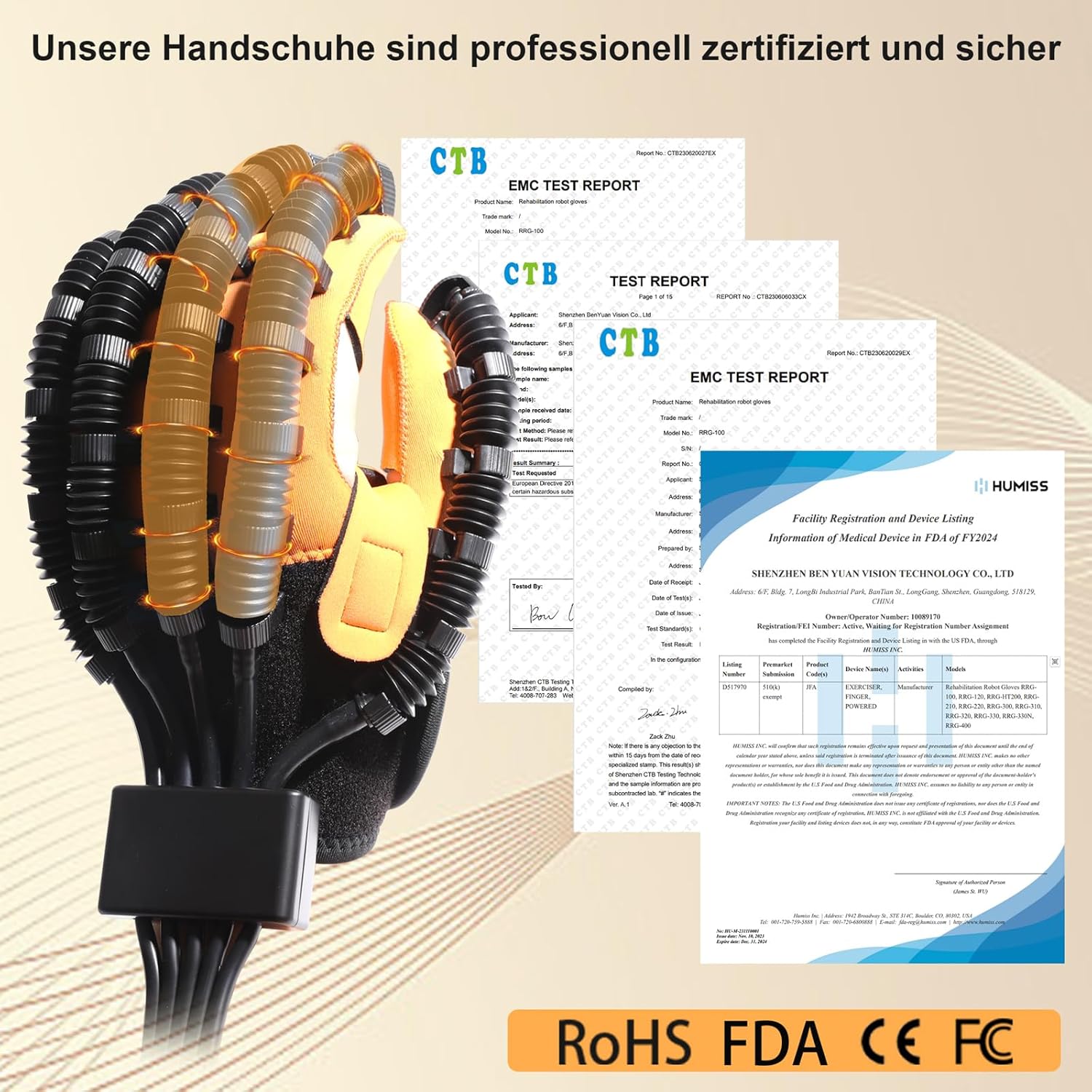 Aktualisierter selbsttrainierender Rehabilitations-Roboterhandschuh für Schlaganfall-Hemiplegie, Roboterhandschuhe für Schockpatienten, Ausrüstung zur Wiederherstellung der Handfunktion. – Bild 5