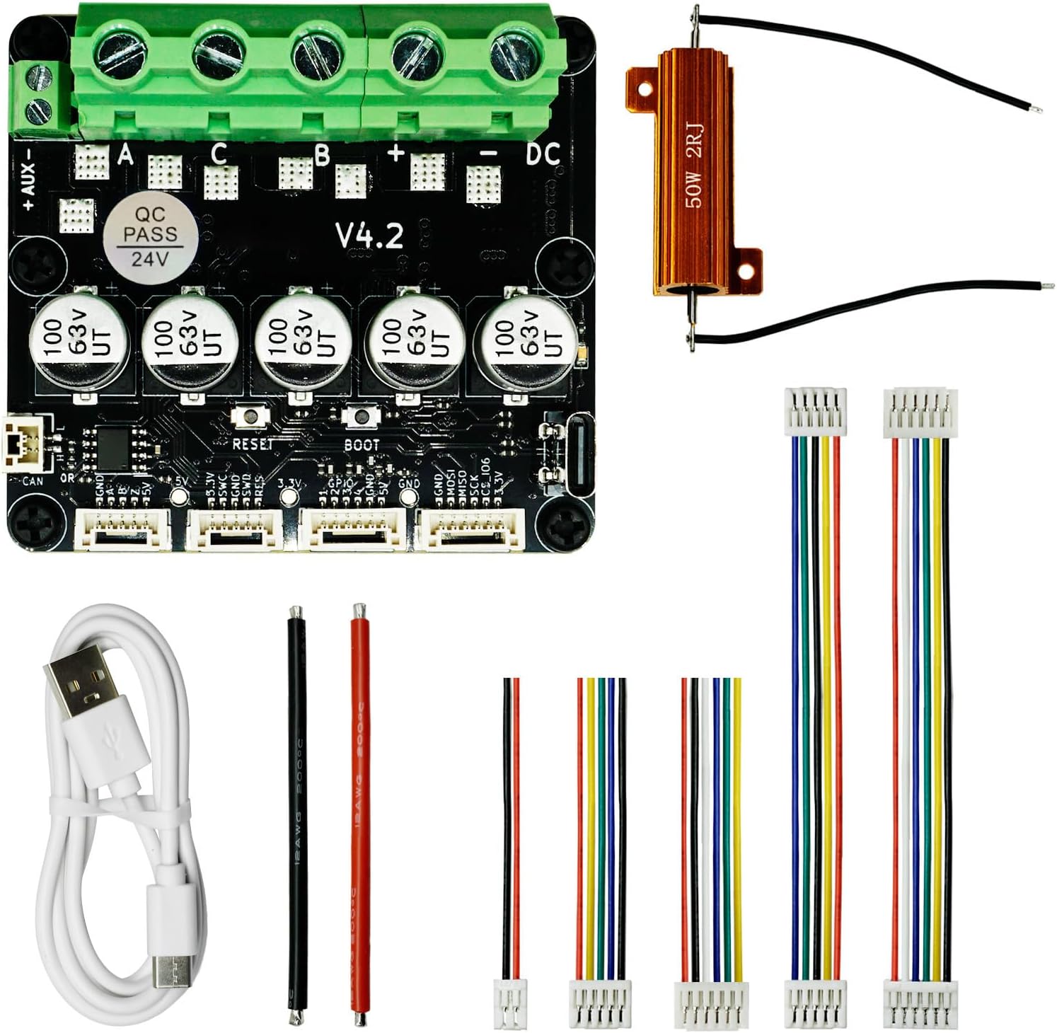 8–24 V Einzeltreiber-Hochstrom-Servomotorsteuerung mit hoher Präzision für industrielle Automatisierung und BLDC-Anwendungen