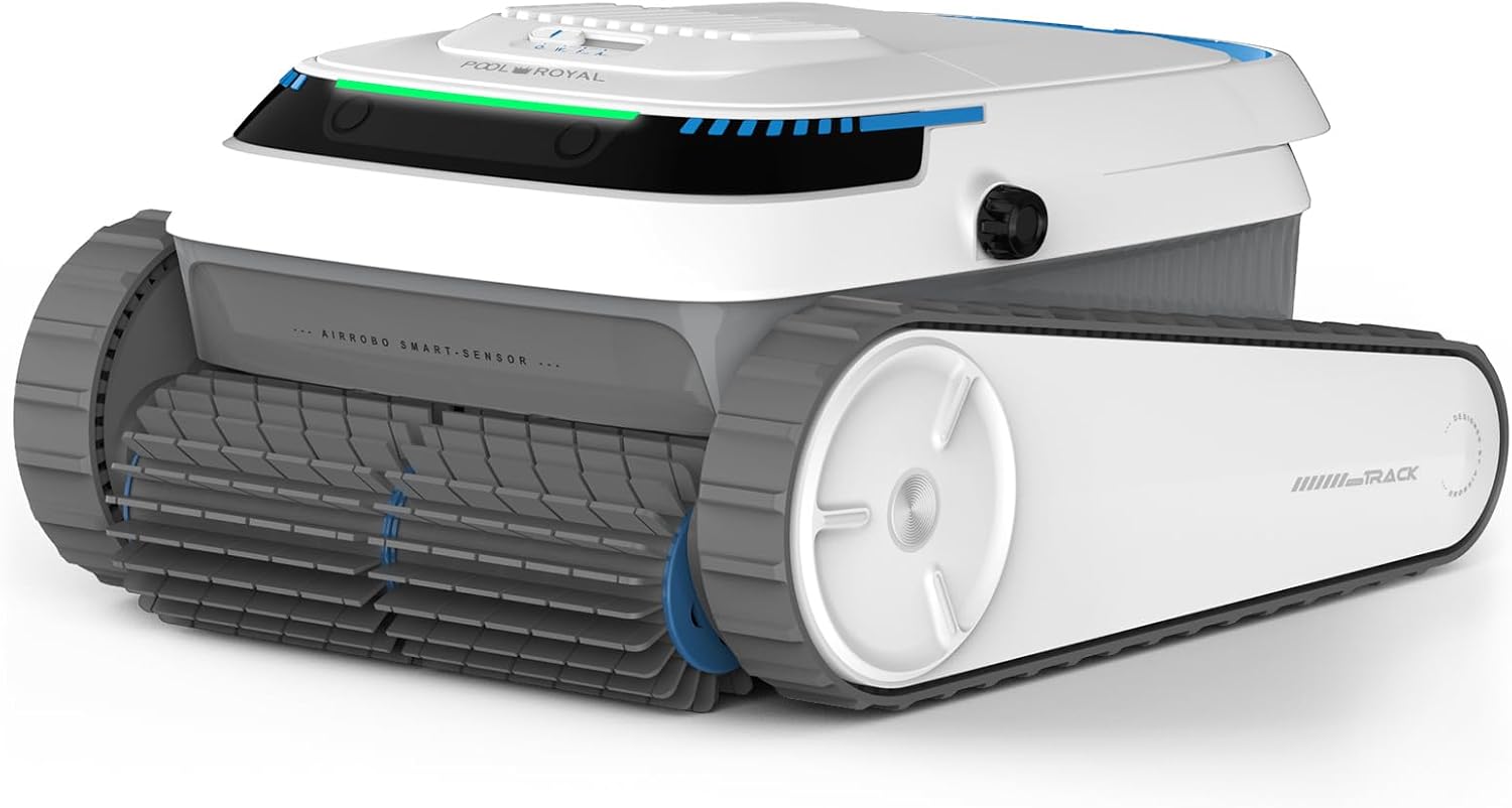 Pool-Royal Poolroboter PC10 Akku, Modell 2025, Poolstaubsauger, kabellos, Parkplatz und Wandklettern, 3 Motoren, 120 Minuten Akkulaufzeit für Schwimmbäder (nur PC10 Poolroboter)