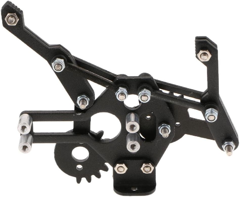 F Fityle Schwarzer Roboterarmgreifer, Roboter, mechanische Krallen, Roboterzubehör für Arduino – Bild 7