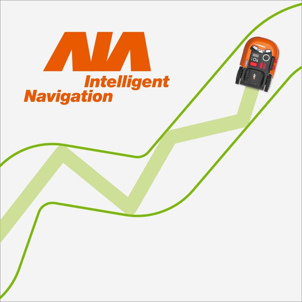 WORX Landroid S WR184E Roboter-Rasenmäher für Gärten bis zu 400 m2 – 35 % Steigung – mit WLAN-Verbindung und schwimmendem Mähdeck – App-Steuerung – Mehrzonen-Programmierung – intelligente AIA-Navigation – Bild 2