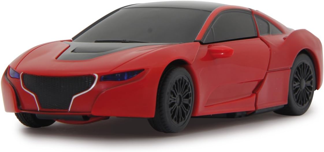 Jamara 410045 Robibot Die Cast 1/32 Transformable Car, Rot – Bild 3