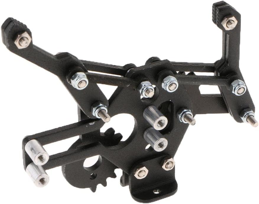 F Fityle Schwarzer Roboterarmgreifer, Roboter, mechanische Krallen, Roboterzubehör für Arduino – Bild 4