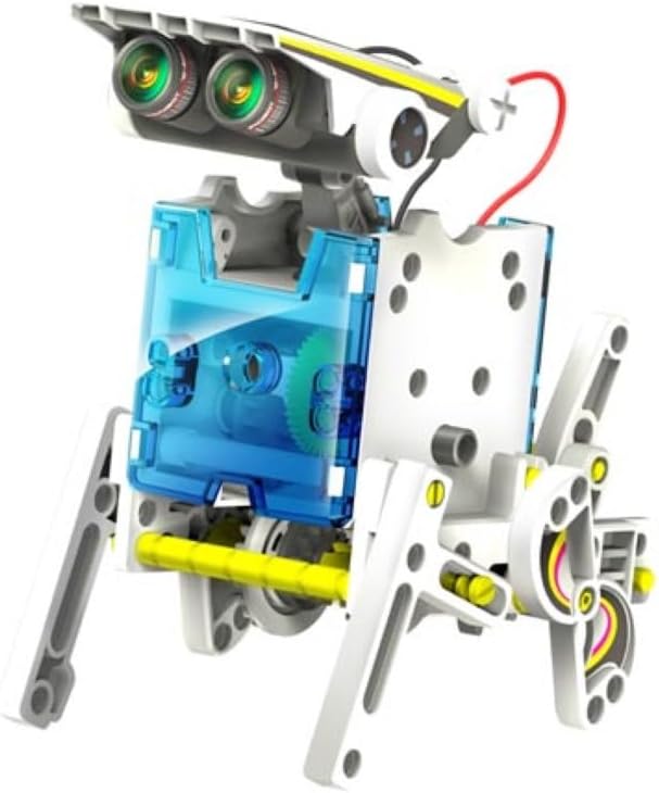 Velleman Roboter-Bausatz, Roboter, solarbetrieben, 14-in-1-Spielzeugroboter, STEM-Konstruktionsspielzeug – Bild 6