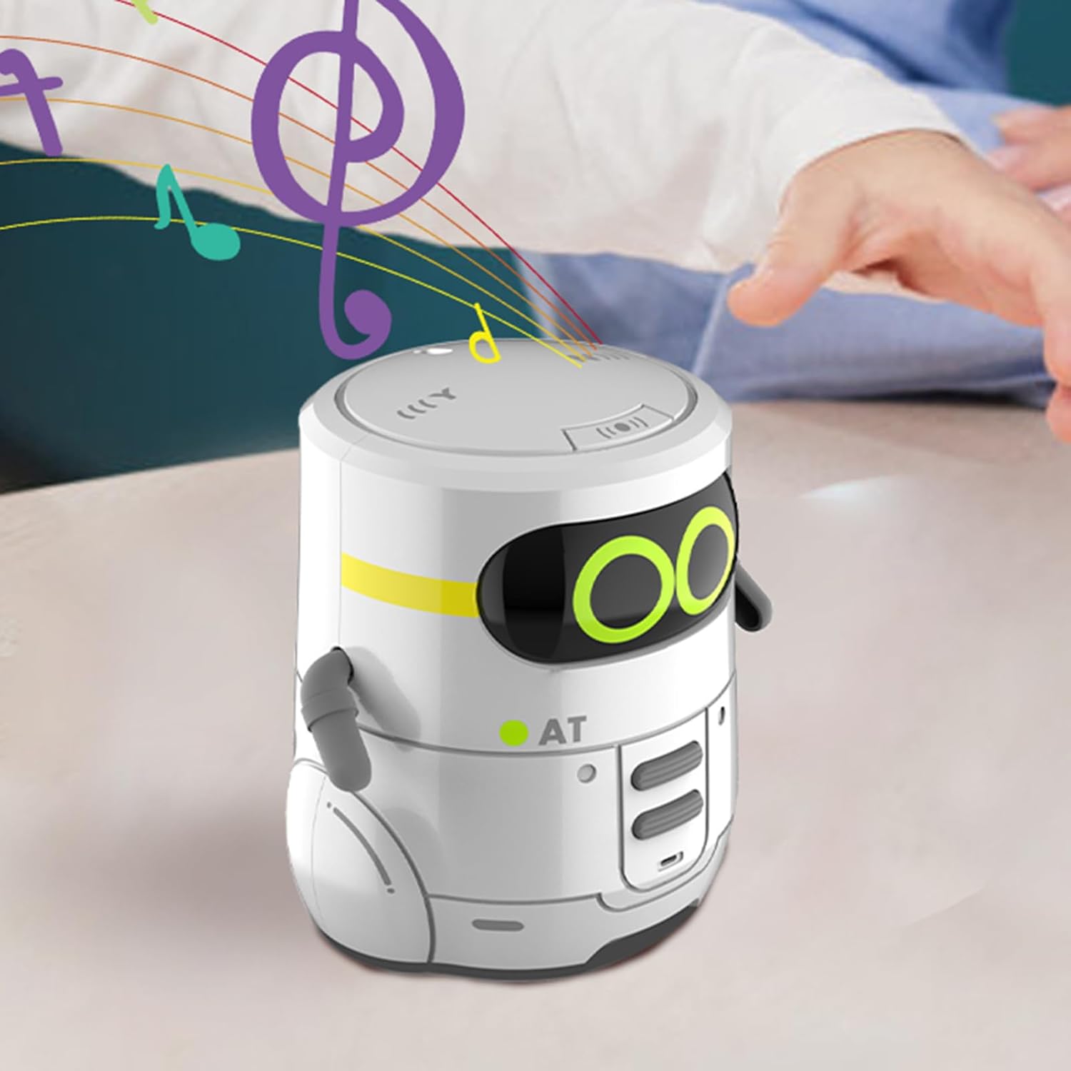 Intelligenter sprechender Roboter, intelligenter sprechender Roboter für Kinder - Intelligentes interaktives Roboterspielzeug, sprechende Roboter-Haustiere | Sprachgesteuerter Kinderroboter mit Berühr – Bild 2