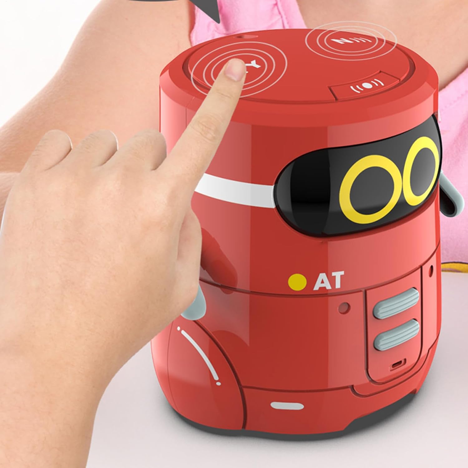 Intelligenter sprechender Roboter, Intelligenter sprechender Roboter für Kinder | Intelligente sprechende interaktive --Roboterspielzeuge,Sprachgesteuerter Kinderroboter mit Berührungssensor, s – Bild 3