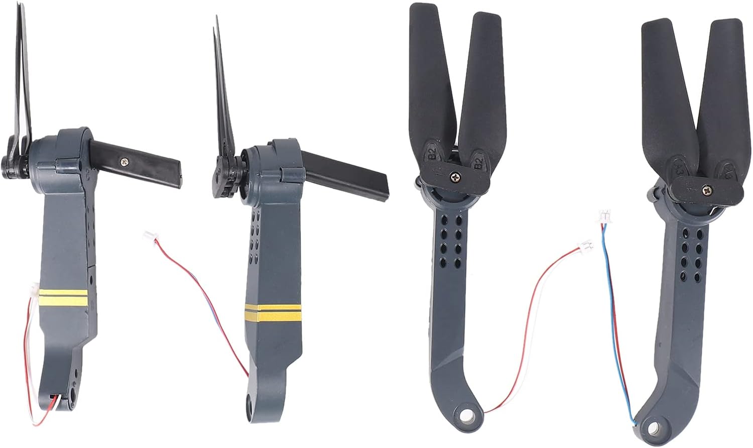 E58 Fernbedienung Quadcopter Ersatzteile Arm mit Motor und Propeller für FPV Drone Ersatz Chassis Access