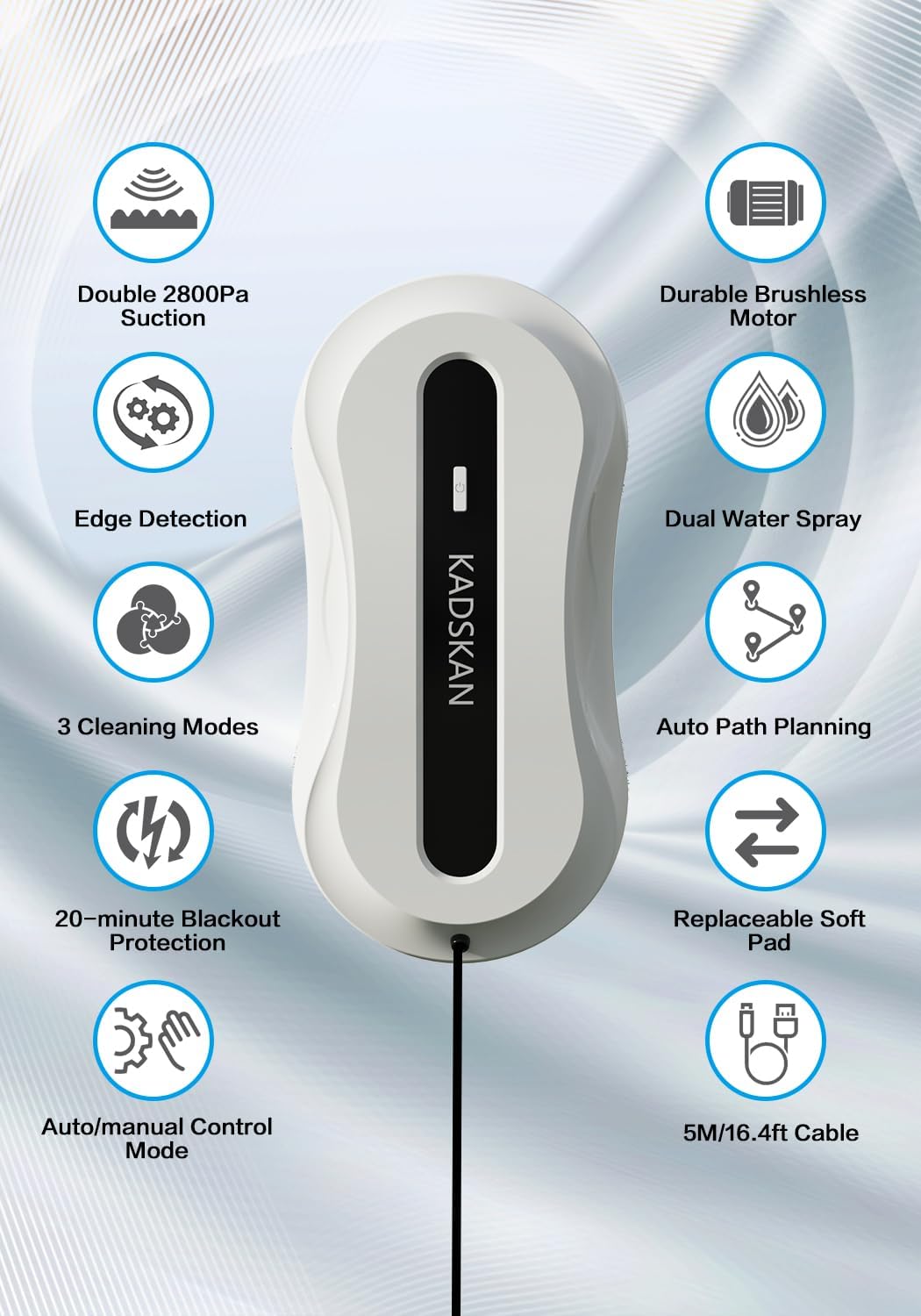 Fensterputzroboter (Schwarz) – Bild 6