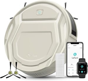 LEFANT Saugroboter, Super Slim Stau...