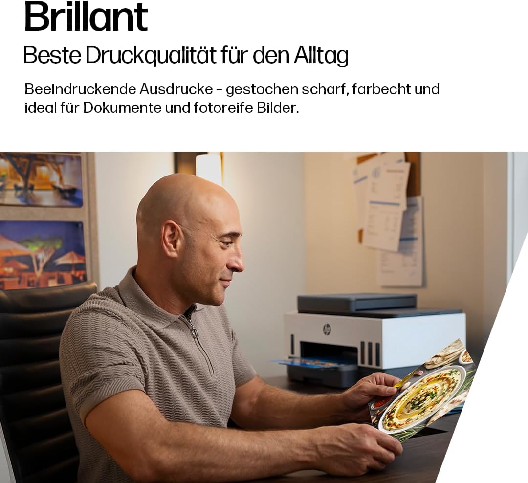 HP Smart Tank 5105 All-in-One-Drucker, Farbe, für Zuhause und Heimbüro, Kopieren, kabellos, großer Druckertank, Drucken von Smartphone oder Tablet, Scannen in PDF – Bild 6