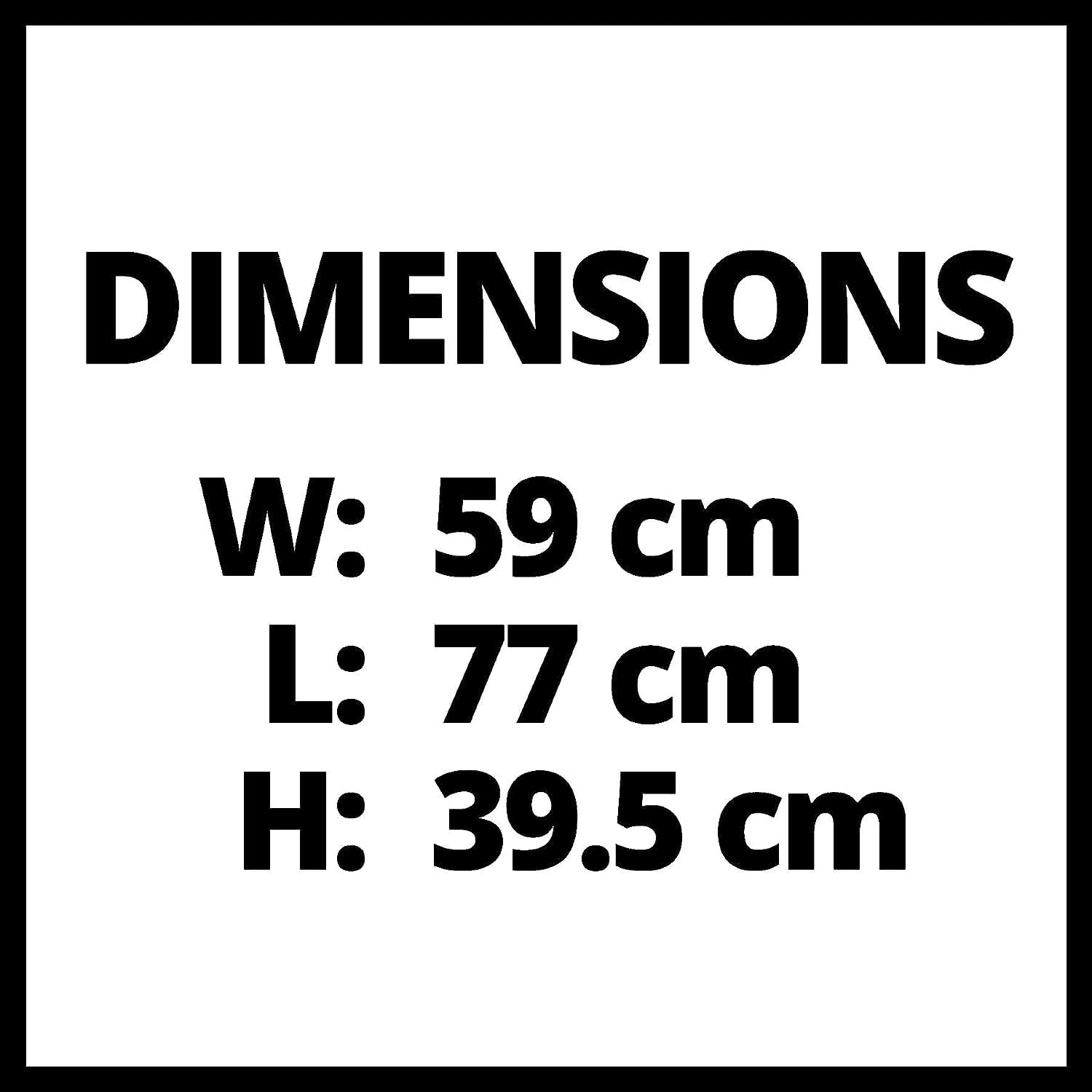 Original Einhell Mähroboter-Garage (passend für alle Einhell Mähroboter, Wetterschutz vor Regen, Sonne und Regen, einfacher Aufbau, faltbar, 79 x 52,8 x 16,5 cm) – Bild 6