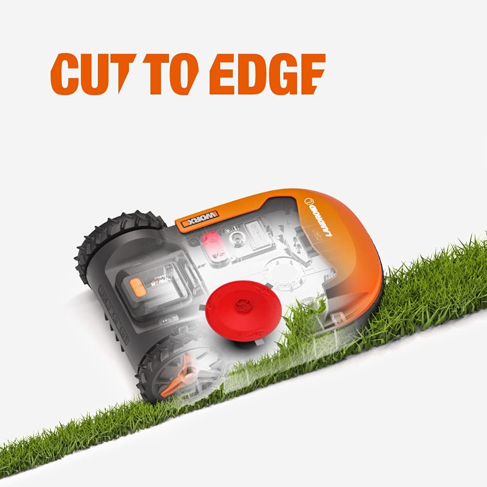 WORX Landroid PLUS WR167E Robotic Lawnmower for Gardens up to 700 m² with WiFi, Bluetooth and Floating Mowing Deck – Bild 3