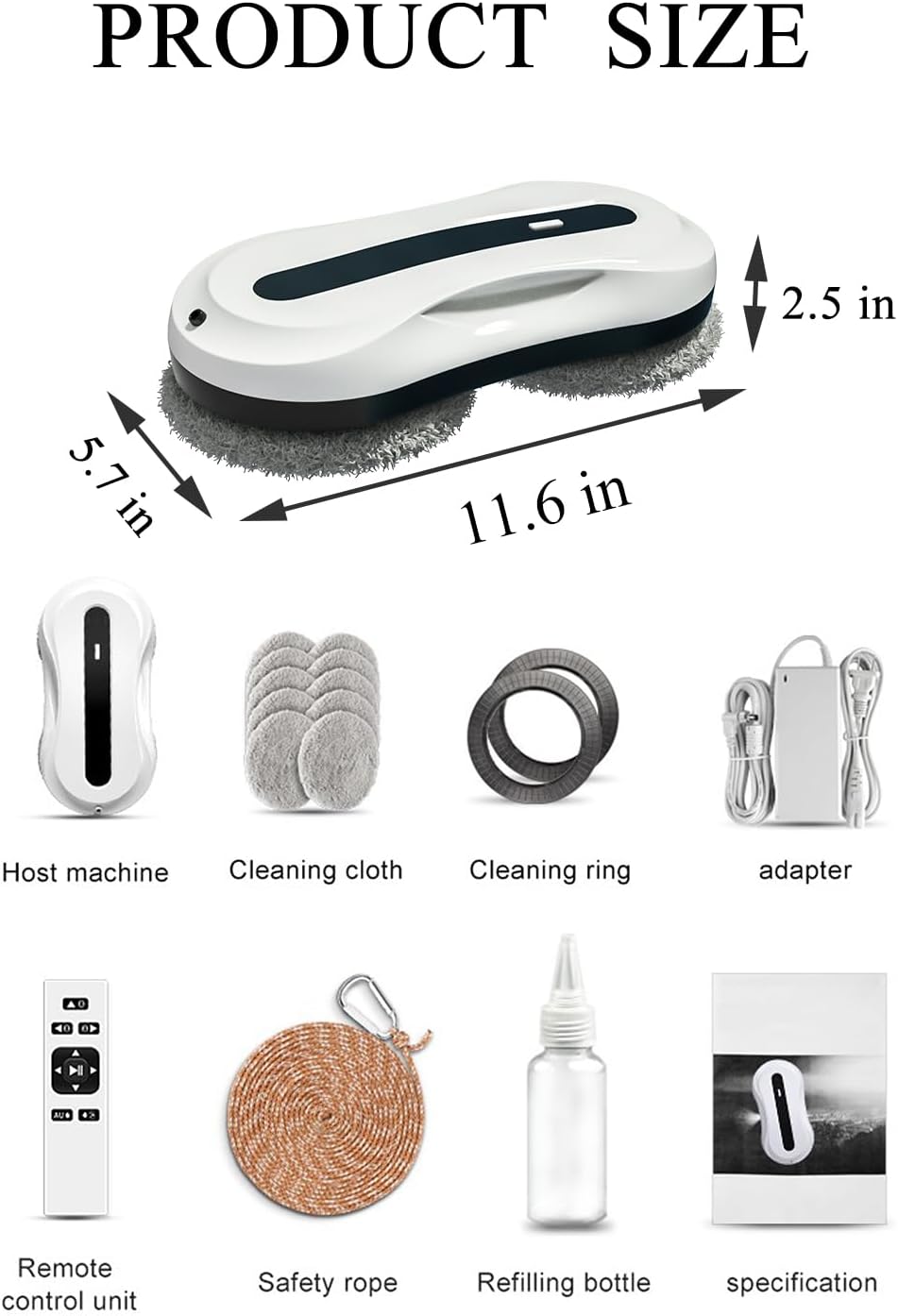 Fensterputzroboter (Schwarz) – Bild 7