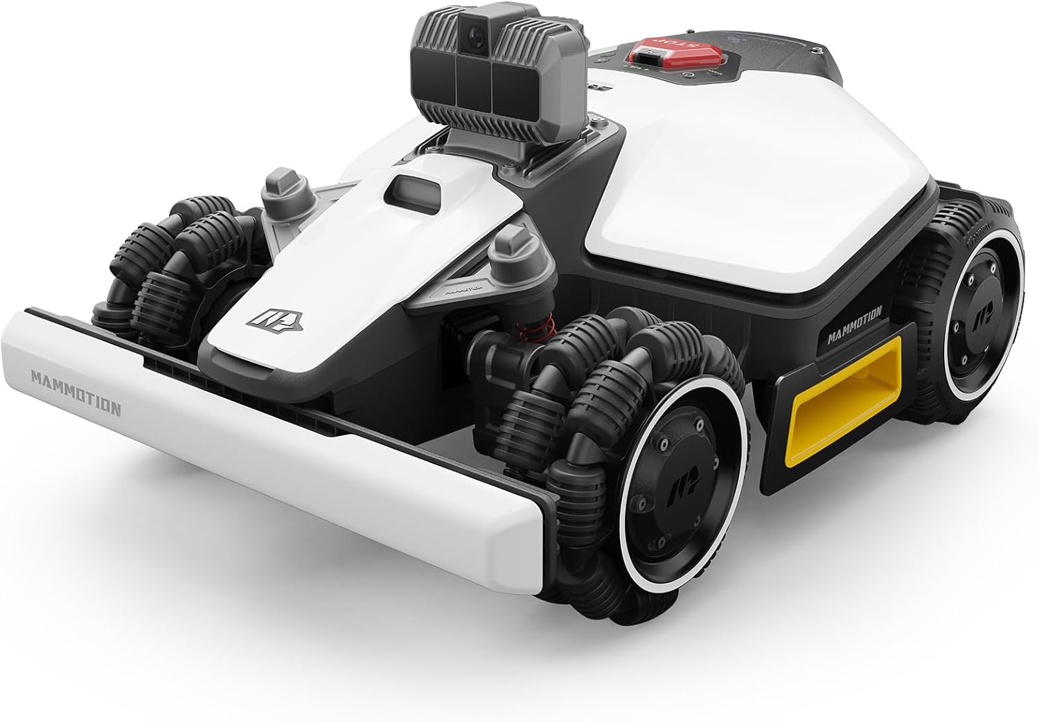 MAMMOTION LUBA Mini AWD LiDAR Roboter-Rasenmäher ohne Begrenzungskabel mit 3D LiDAR + Vision, ohne RTK-Antenne, automatische Kartierung, empfohlen für 1.500 m², 4G-Modul, bis zu 80 % Steigung