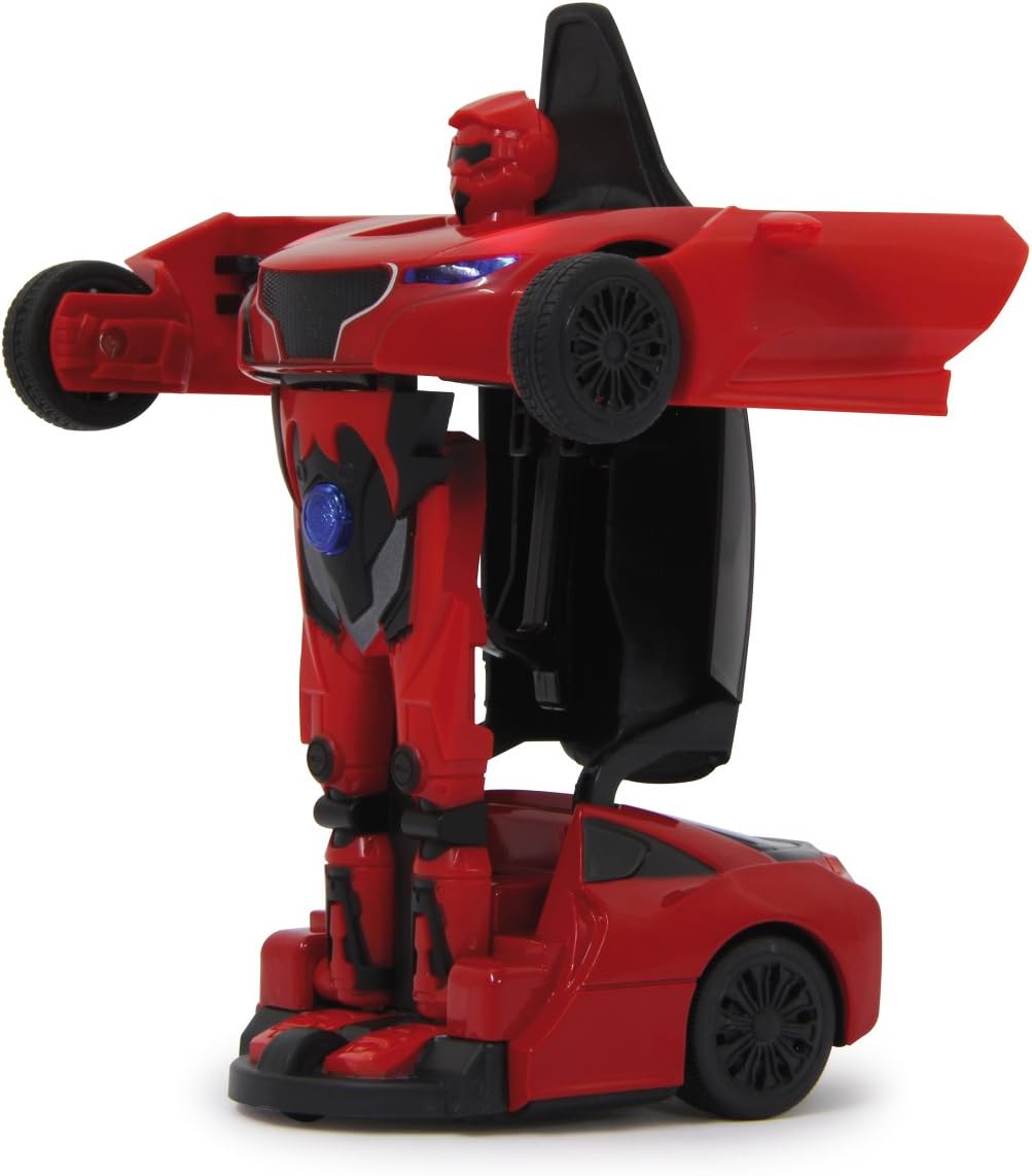 Jamara 410045 Robibot Die Cast 1/32 Transformable Car, Rot – Bild 12