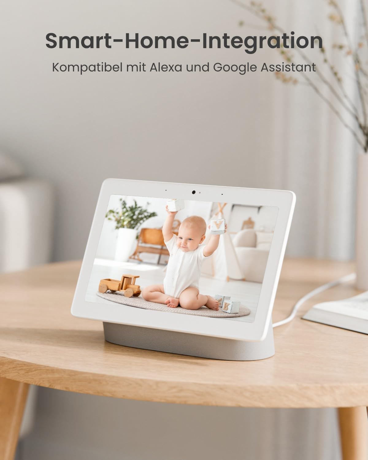 Reolink 3K-WLAN-Überwachungskamera für den Innenbereich mit Schwenk-/Neigefunktion, Heim- und Babyphone mit Erkennung von Personen-/Haustier-/Babyschreien, automatischer Verfolgung, 2,4/5-GHz-WLAN-IP-Kamera für den Innenbereich, 5 MP IR-Nachtsicht, E1 Pro – Bild 7