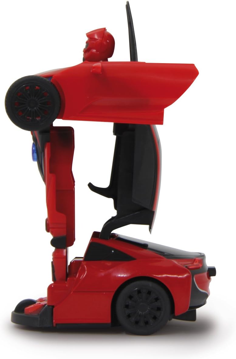 Jamara 410045 Robibot Die Cast 1/32 Transformable Car, Rot – Bild 11