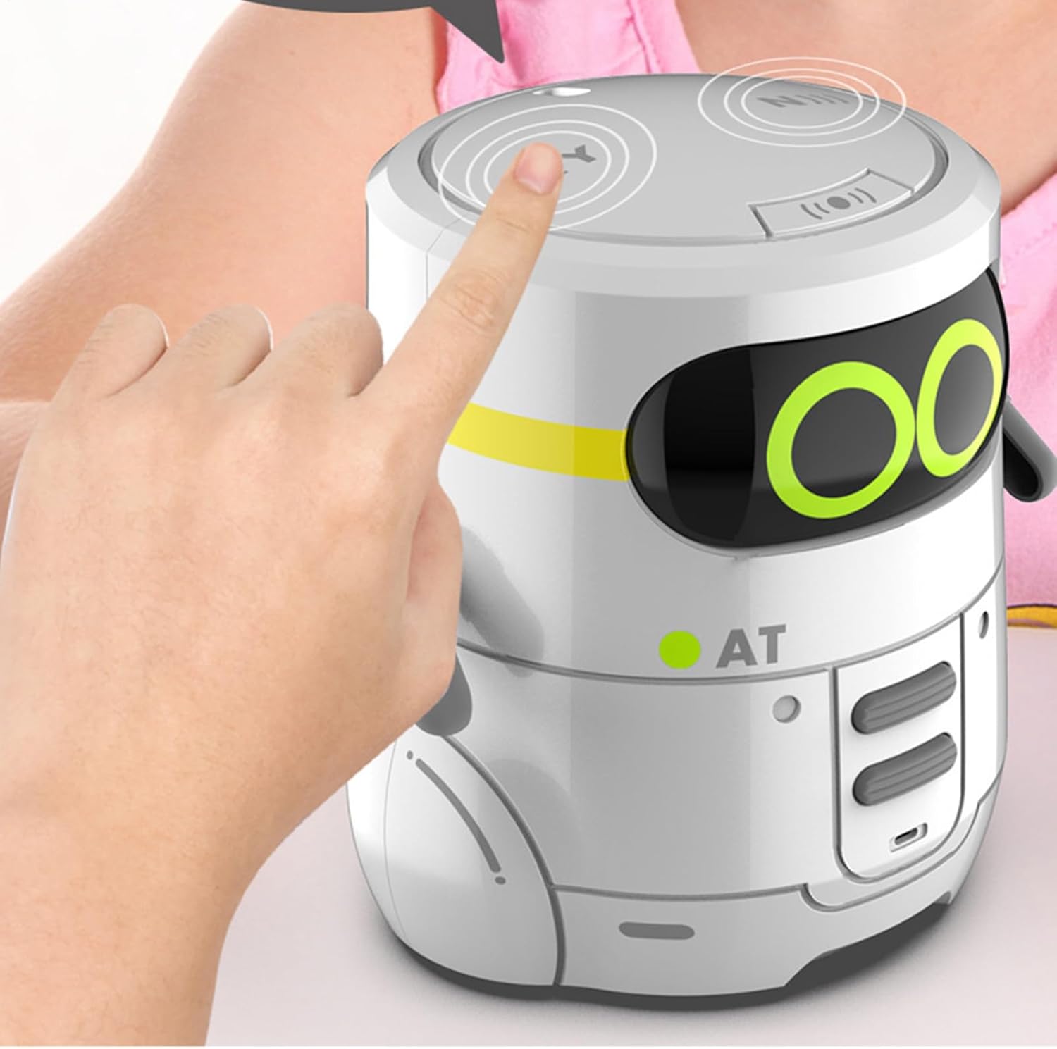 Intelligenter sprechender Roboter, intelligenter sprechender Roboter für Kinder - Intelligentes interaktives Roboterspielzeug, sprechende Roboter-Haustiere | Sprachgesteuerter Kinderroboter mit Berühr – Bild 3