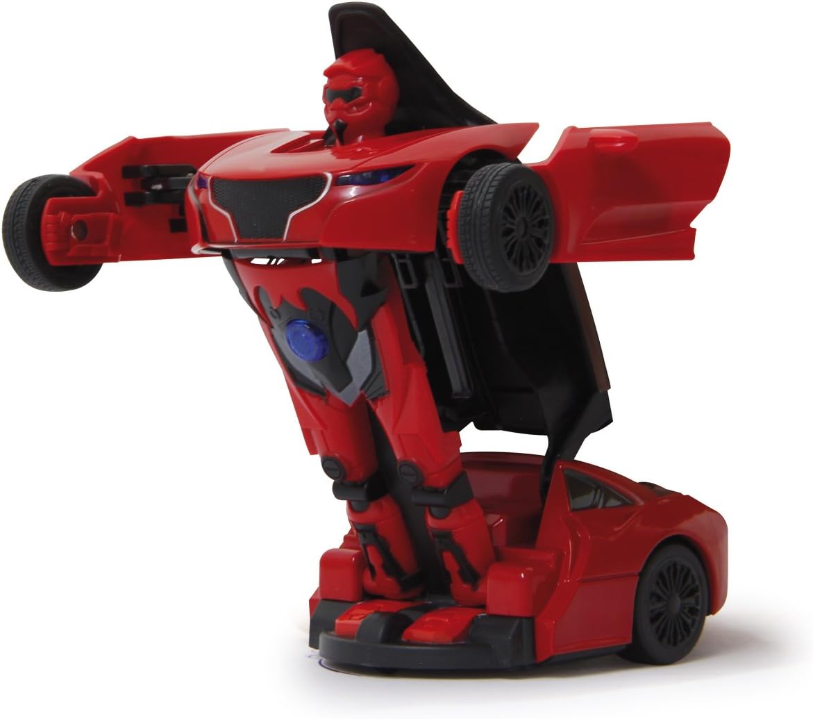 Jamara 410045 Robibot Die Cast 1/32 Transformable Car, Rot – Bild 8