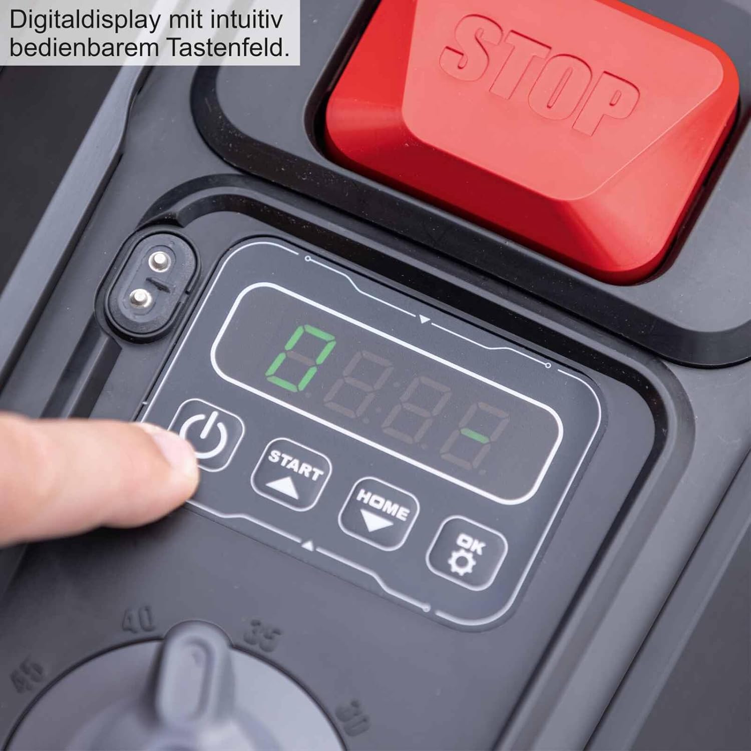 Scheppach Black Edition Roboter-Rasenmäher RRMA300, bürstenlose Rasenfläche, 300 m², Schnittbreite 160 mm, Schnitthöhe 20 – 50 mm, Steigungen bis zu 25 %, geringe Geräuschentwicklung, inklusive Zubehör – Bild 6