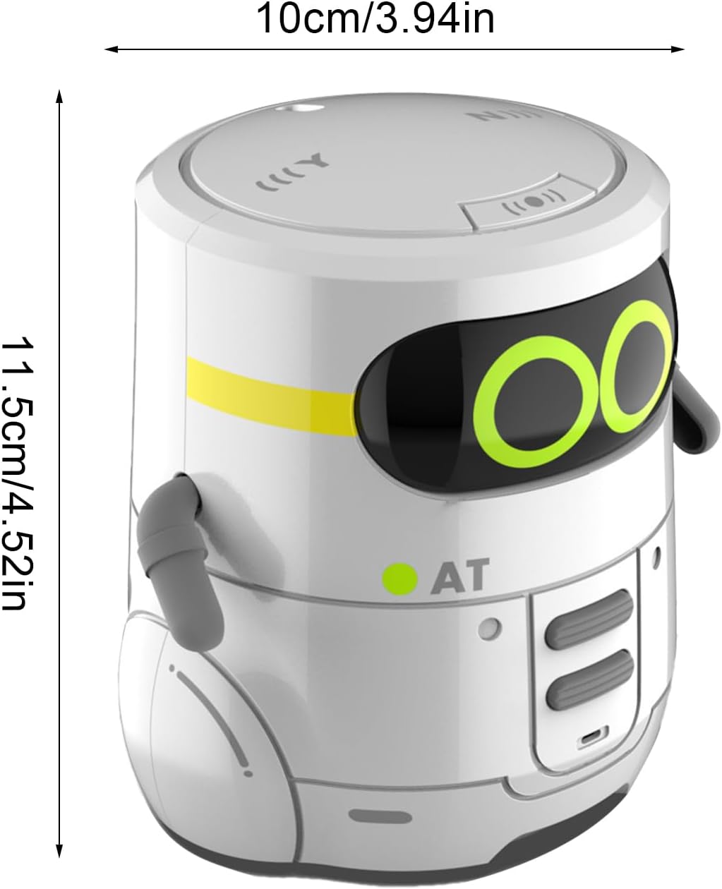 Intelligenter sprechender Roboter, intelligenter sprechender Roboter für Kinder - Intelligentes interaktives Roboterspielzeug, sprechende Roboter-Haustiere | Sprachgesteuerter Kinderroboter mit Berühr – Bild 5