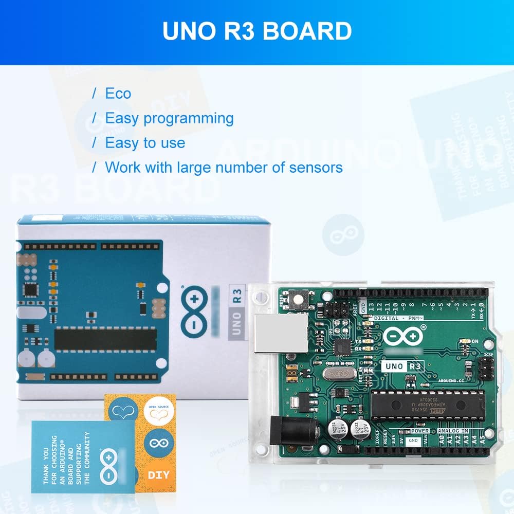 GeeekPi Komplettes ultimatives Starter-Kit für Arduino UNO R3 Mega 2560, ESP32-WROVER, ESP8266, inklusive variabler MCU-Entwicklungsplatinen, für die Herstellung kleiner intelligenter Geräte, IoT-Prototypen, Smart Home und andere Anwendungen – Bild 3