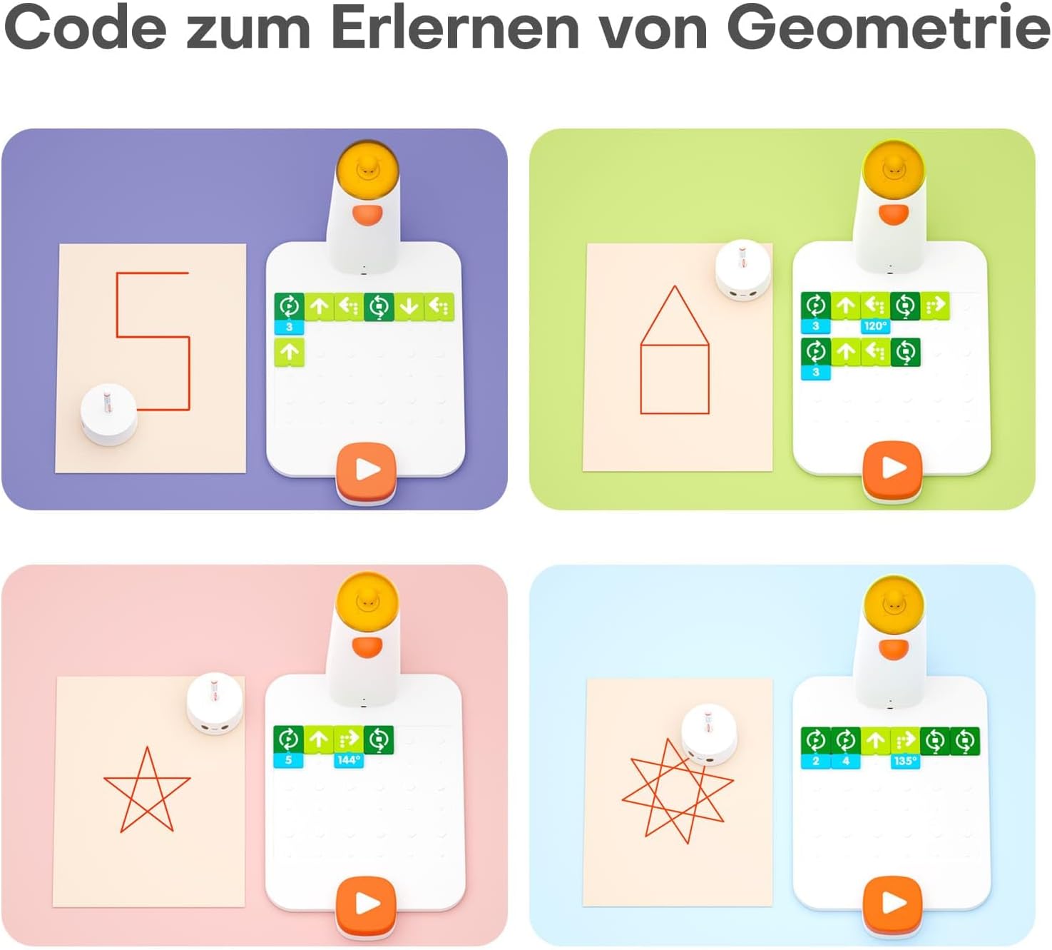 Programmierbarer Roboter für Kinder von 4–10 Jahren, MatataStudio Codierungsset, programmierbares Roboterspielzeug-Set mit DIY-Physik-Programmiermodul für Anfänger, keine App und WiFi, STEM-Lernspielzeug, Geschenke – Bild 4