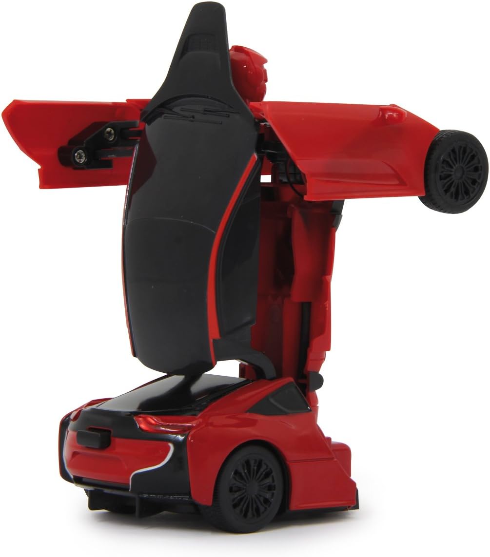 Jamara 410045 Robibot Die Cast 1/32 Transformable Car, Rot – Bild 10