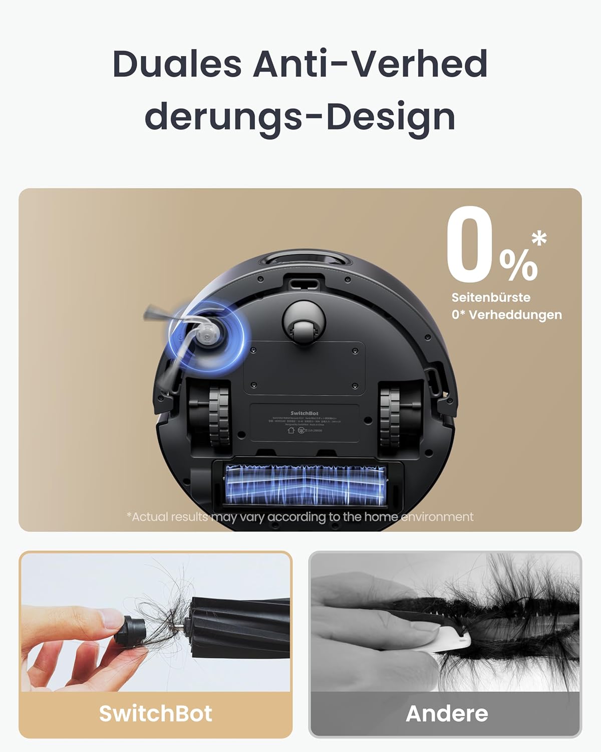 SwitchBot K11+ Roboter-Staubsauger mit Wischfunktion, 6000 Pa Saugleistung, 90 Tage Staubsammlung, selbstentleerendes LDS Smart Mapping, schlankes 3,6-Zoll-Design, kompatibel mit Apple Home, Alexa, Google Home und – Bild 5