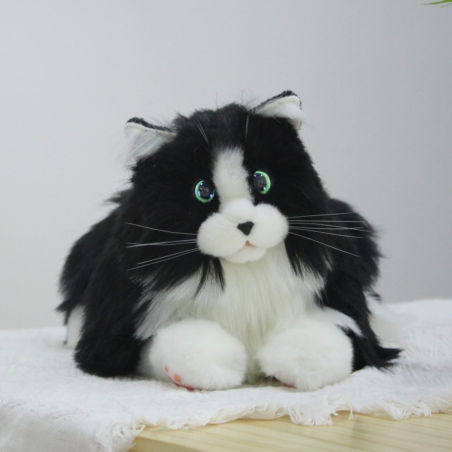 ELEPHANT ROBOTICS metaCat Black/White Robot Cat Companion Pet Interactive Electronic Cat Meow and Heartbeat, Gifts for All Ages - Type-C Charging – Bild 8