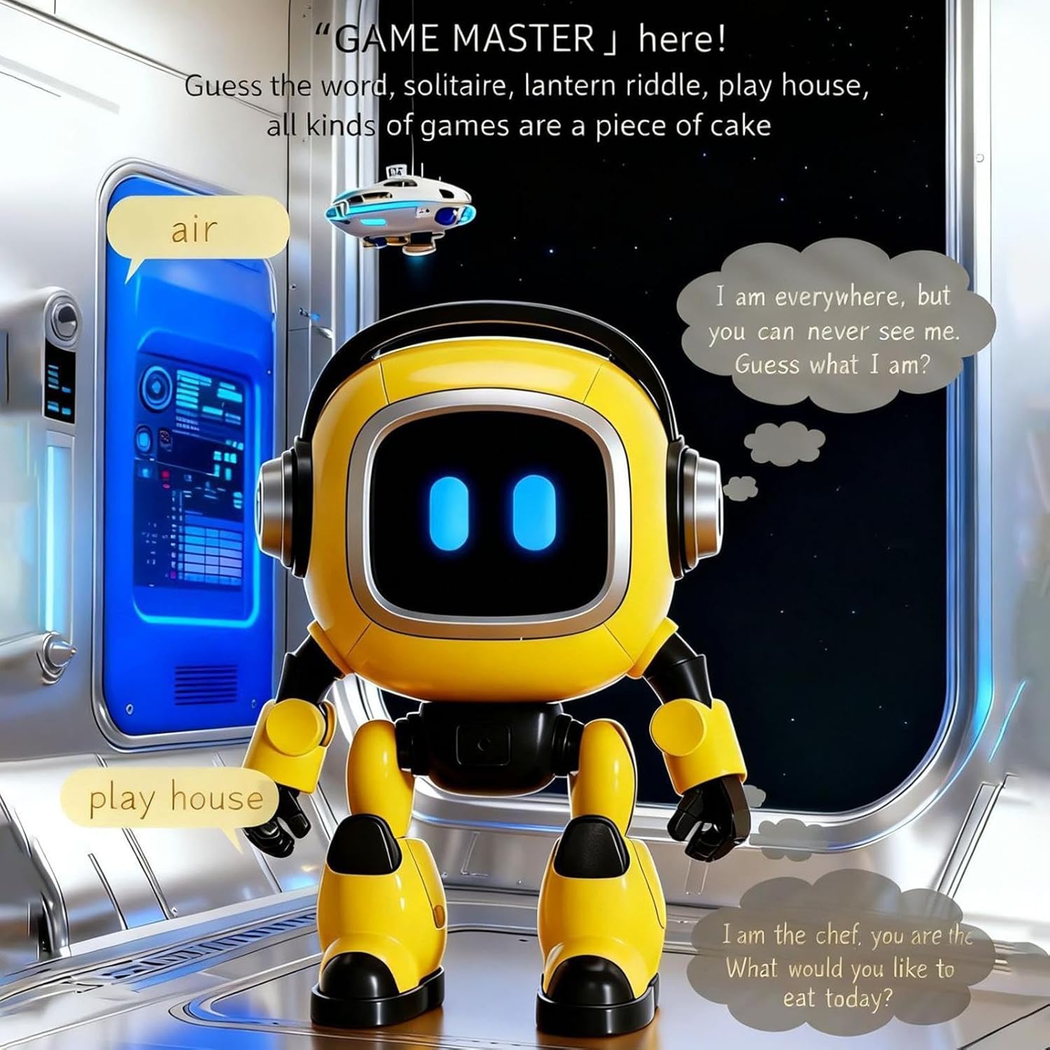 Roboterspielzeug für Kinder – Intelligent, interaktiv und smart – Intelligente, sprechende Roboter, für Kinder, Jugendliche und Mädchen auf Geburtstagsfeiern – Bild 2