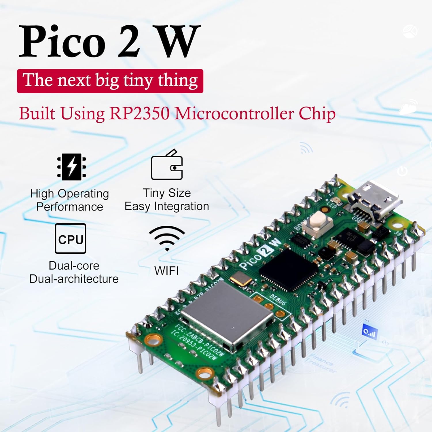 GeeekPi Ultimatives Starter-Kit für Pico 2W (im Lieferumfang enthalten), Dual Arm Cortex-M33 und Dual Hazard3 RISC-V Mikrocontroller, mit detailliertem Tutorial, mehreren Artikeln und Projekten – Bild 3