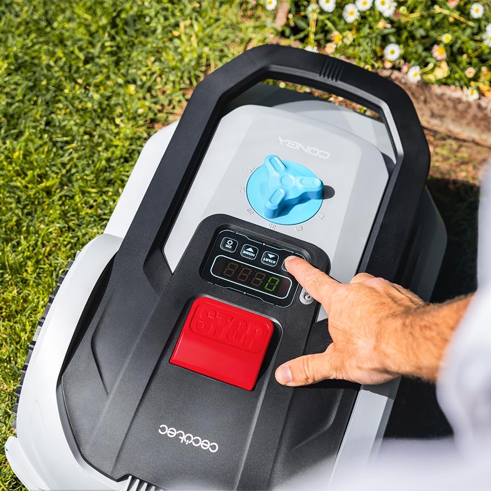 Cecotec Robot Lawnmower with Conga Grasshopper 500 App. Digital Brushless Motor, Areas of 500 m², Maximum Gradient of 27%, Cutting Blade Controller, Rain Sensor – Bild 9