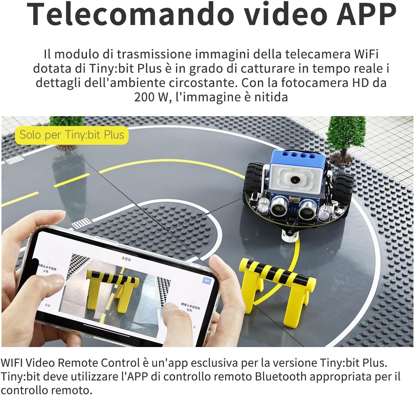 Yahboom Micro:bit V2 Grafikprogrammierroboter-Kit für Mint-Unterricht in der Grundschule für Jugendliche und elektronische Wettbewerbe mit WiFi-Kameramodul (ohne microbit v2) – Bild 3