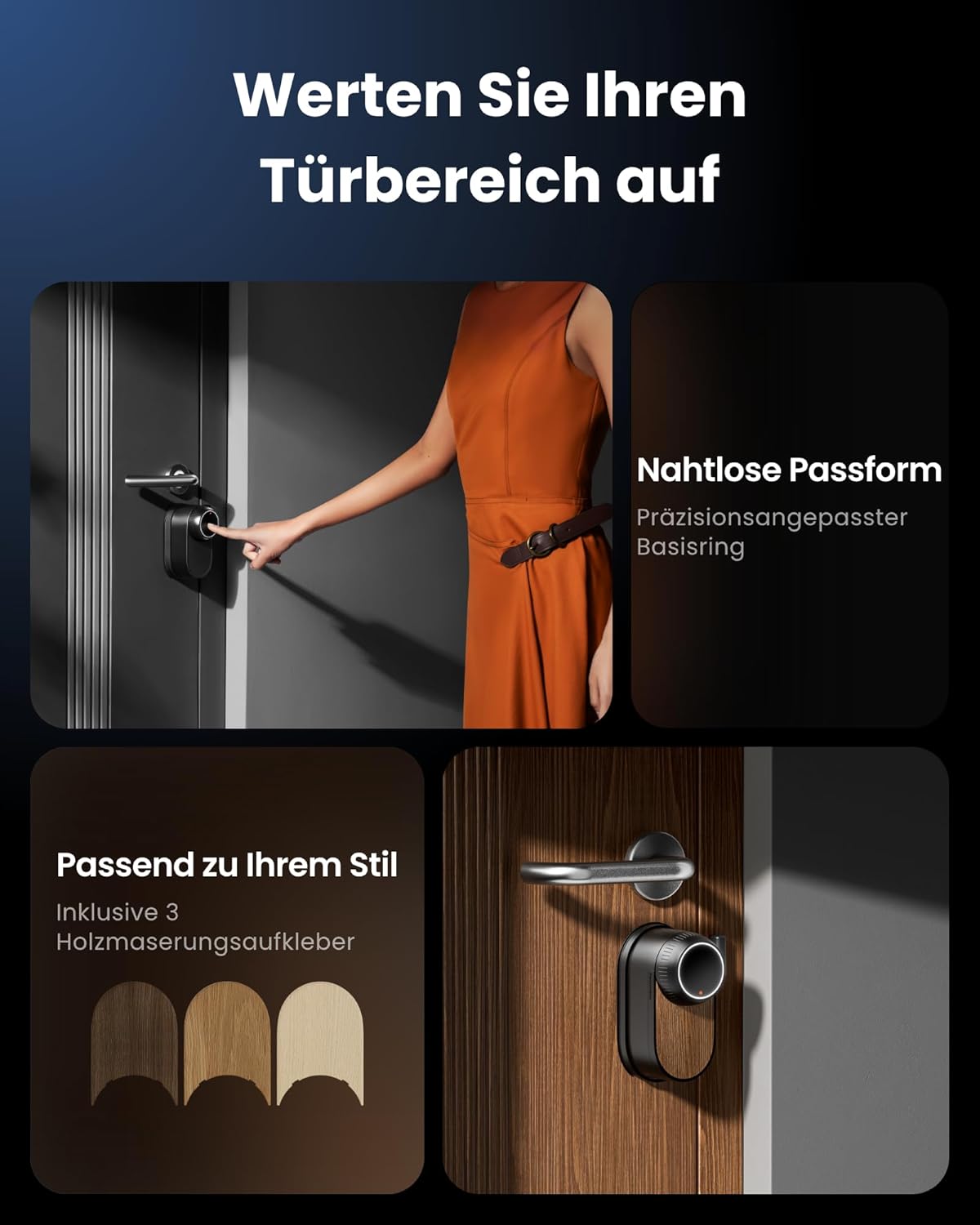SwitchBot WiFi Smart Lock Ultra mit Keypad Vision Pro – 3D-Gesichts- und Venenerkennung, kontaktloses Entsperren, passend für Euro-Profilzylinder, kompatibel mit Matter, Alexa, Google und IFTTT – Bild 8