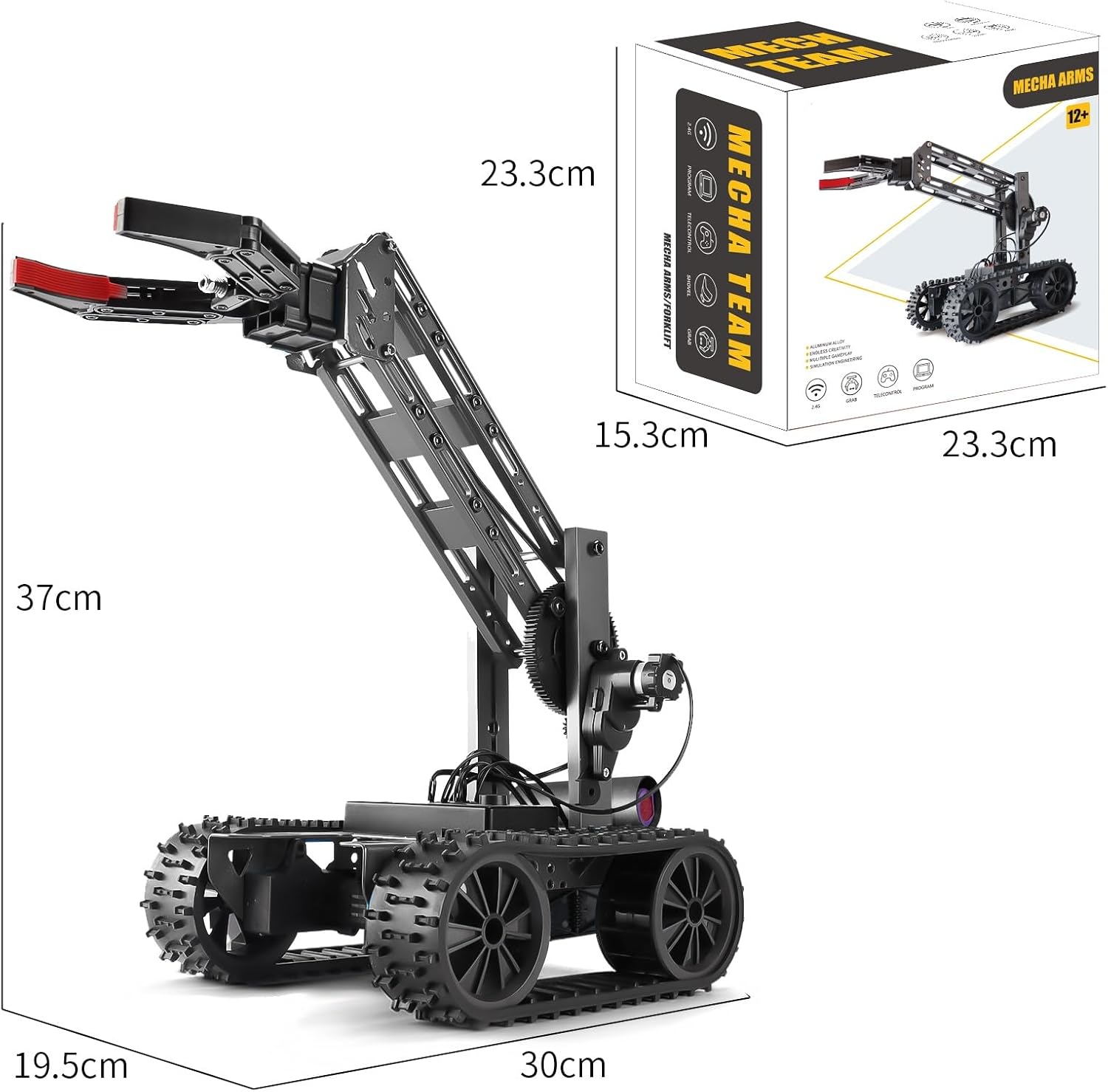 Roboterarm-Bausatz, Roboterspielzeug, Experimente für Kinder ab 8 Jahren, 2-in-1-Roboterauto mit elektronischer Programmierung und Fernbedienung, STEM-Kinderspielzeug, Geburtstagsgeschenke für Kinder – Bild 6