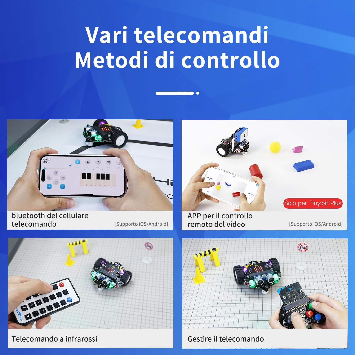 Yahboom Micro:bit V2 Grafikprogrammierroboter-Kit für Mint-Unterricht in der Grundschule für Jugendliche und elektronische Wettbewerbe mit WiFi-Kameramodul (ohne microbit v2) – Bild 4