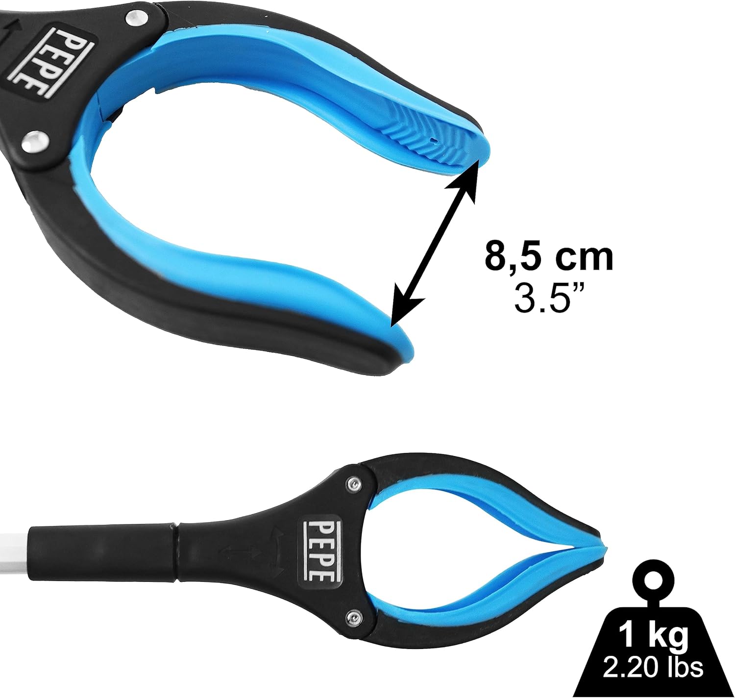 PEPE Mobility – faltbarer Greifer mit Magnet, drehbarer Greifer, ausziehbare Abfallzange, faltbar für Senioren, Gartenarbeit – Bild 5