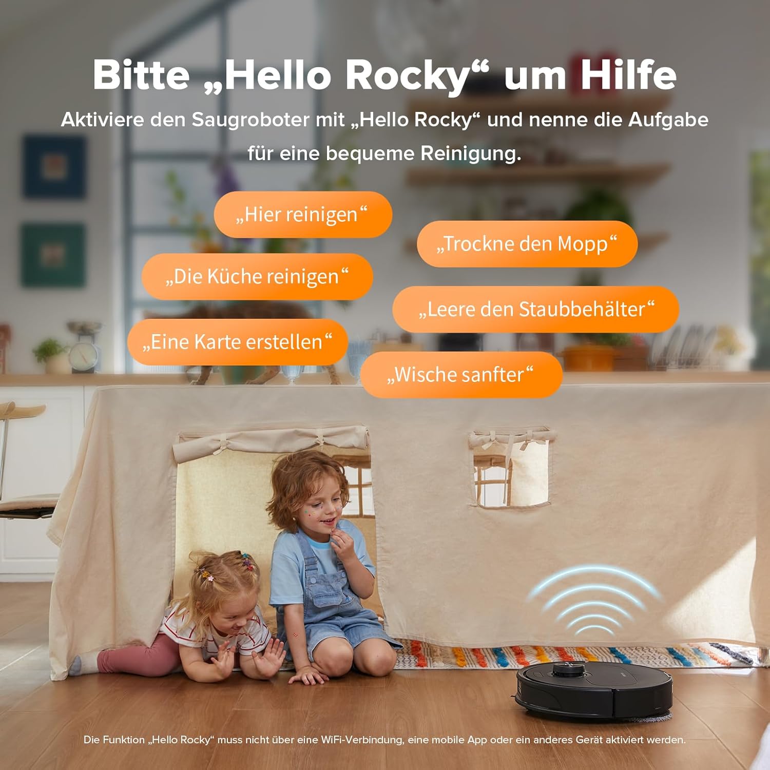 roborock Qrevo Master Saugroboter mit Wischfunktion und Hebemopp, FlexiArm-Design, HyperForce-Saugkraft von 10.000 Pa, zusätzlich 2 Wischmopps, Roboter-Staubsauger-Set (schwarz) – Bild 7