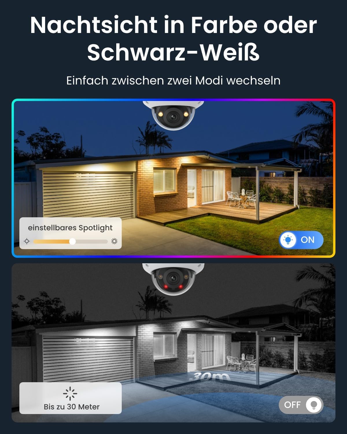 Reolink 12MP PoE-Überwachungskamera-Set mit 4x IK10 Vandalensicheren Außenkameras, 145° Weitwinkel, Farbnachtsicht, Personen-/Fahrzeug-/Tiererkennung, 2-Wege-Audio, 8CH NVR mit 2TB HDD, – Bild 3