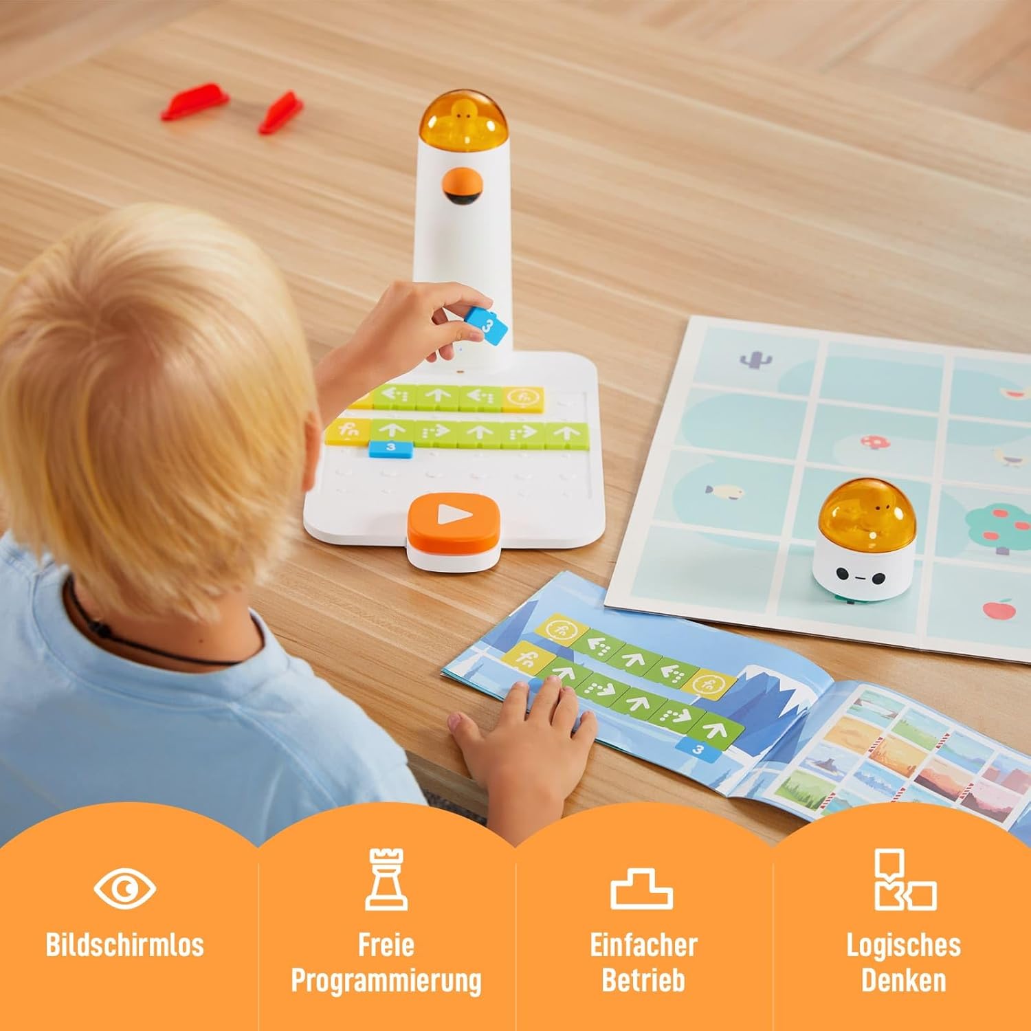 Programmierbarer Roboter für Kinder von 4–10 Jahren, MatataStudio Codierungsset, programmierbares Roboterspielzeug-Set mit DIY-Physik-Programmiermodul für Anfänger, keine App und WiFi, STEM-Lernspielzeug, Geschenke – Bild 2