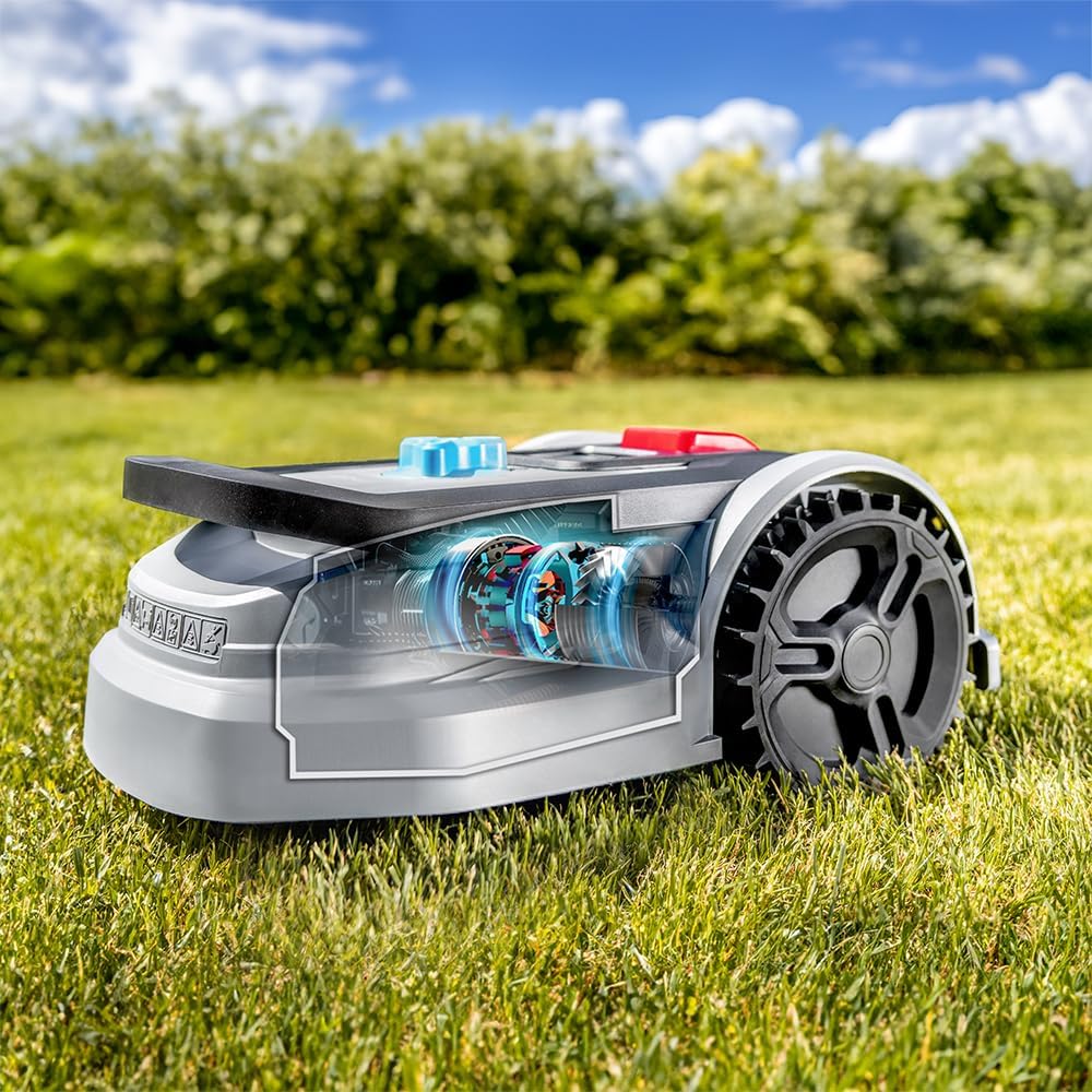 Cecotec Robot Lawnmower with Conga Grasshopper 500 App. Digital Brushless Motor, Areas of 500 m², Maximum Gradient of 27%, Cutting Blade Controller, Rain Sensor – Bild 2