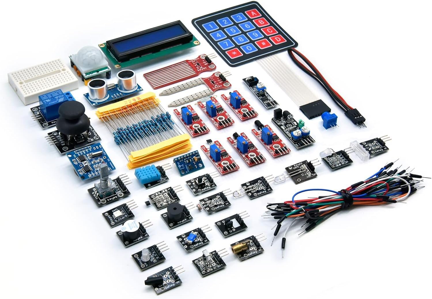 KEYESTUDIO 37-in-1-Sensormodul-Kit, kompatibel mit Arduino IDE, Raspberry Pi, elektronisches Starter-Kit für Anfänger – Bild 6