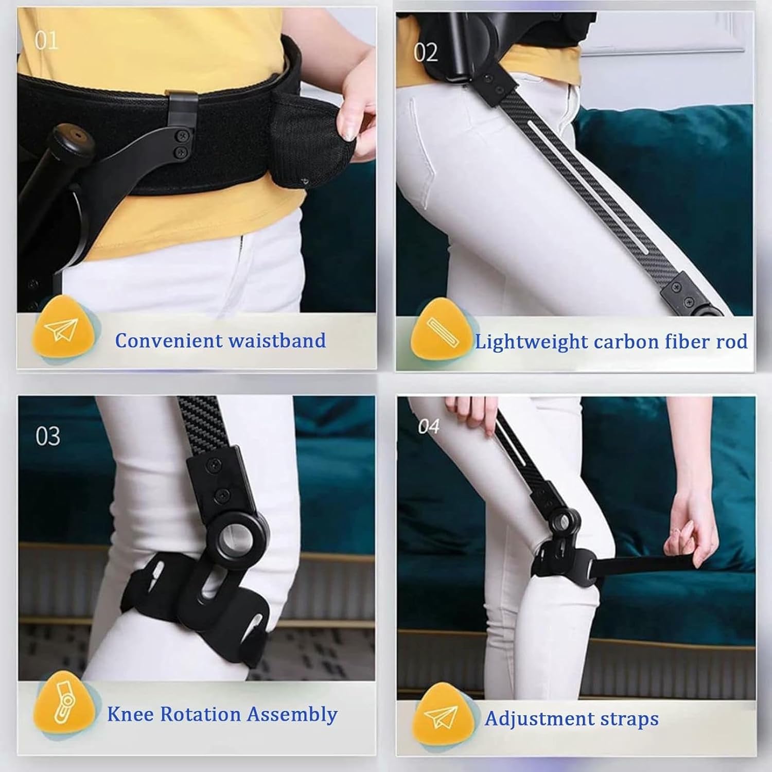 Mechanisches Industrielles Exoskelett, Exoskelett-Unterstützung Für Die Unteren Gliedmaßen, Power-Gehhilfen, Training des Beinhebens Für Ältere Menschen – Bild 3