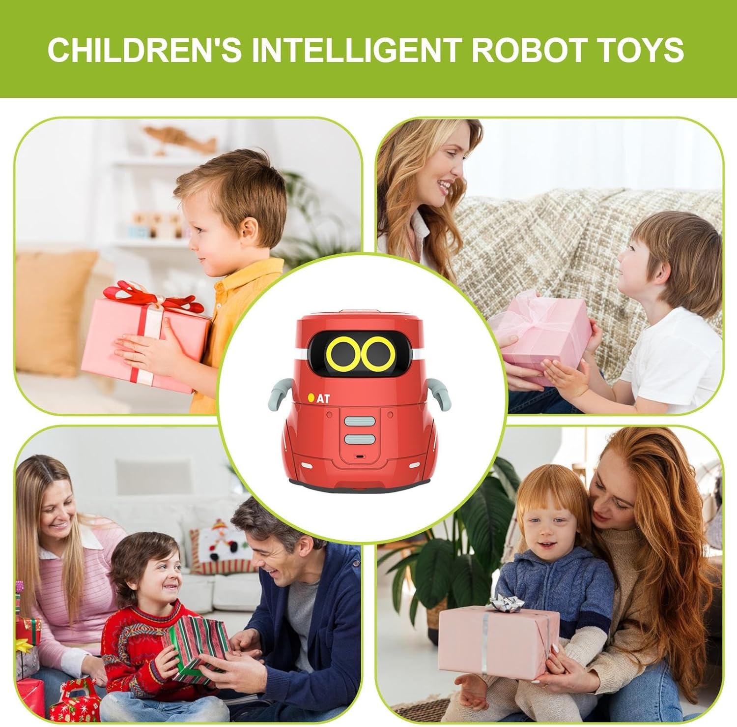 Intelligenter sprechender Roboter, Intelligenter sprechender Roboter für Kinder | Intelligente sprechende interaktive --Roboterspielzeuge,Sprachgesteuerter Kinderroboter mit Berührungssensor, s – Bild 4