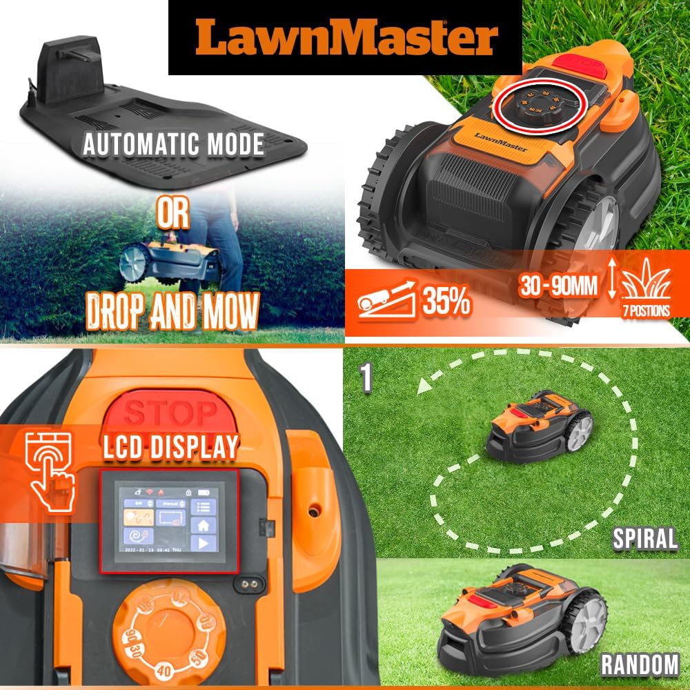 Autonomer Rasenmähroboter, 24 V, kabellos, Umkreis – der einfachste Roboter auf dem Markt – Bild 4