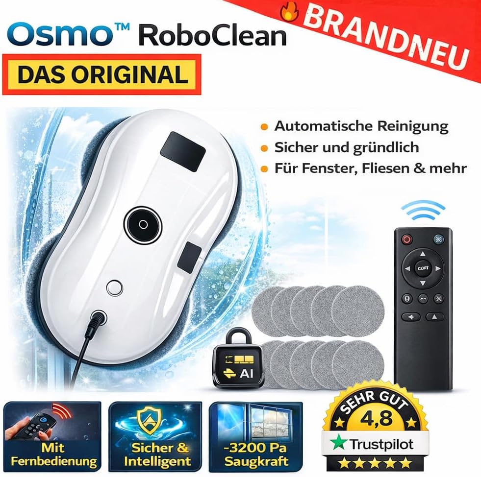 Osmo RoboClean Fensterputzroboter Fensterputzroboter – Bild 2