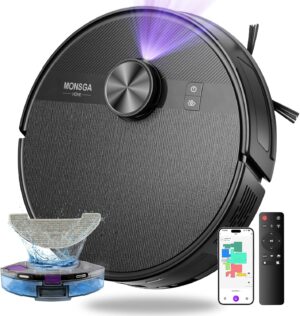 MONSGA Saugroboter mit Wischfunktio...