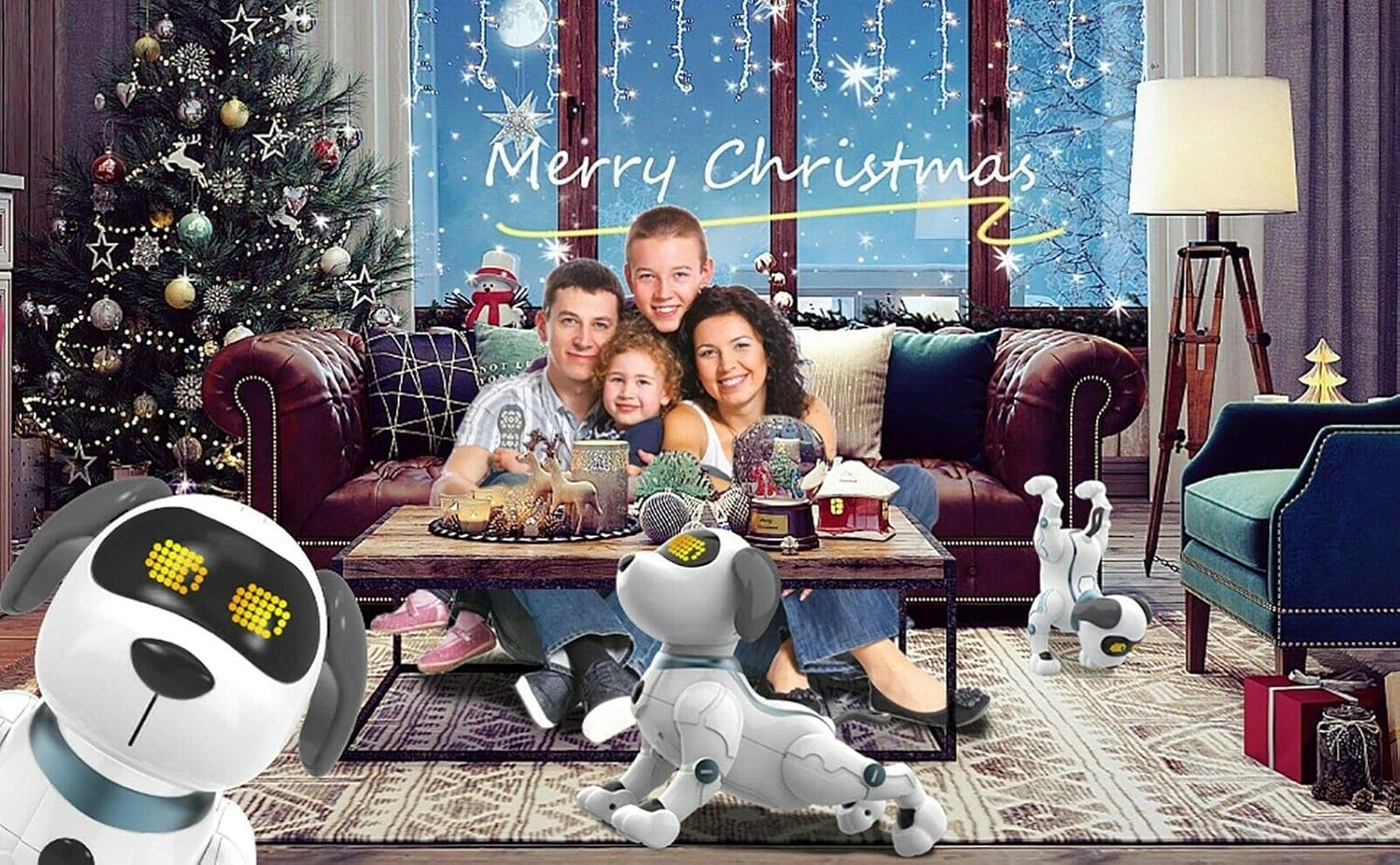 Ferngesteuertes, sprachgesteuertes, intelligentes, interaktives, tanzendes, singendes Roboter-Hundespielzeug für Kinder, RC-elektronisch programmierbare Roboter-Haustieraktionen, Gehen, Sitzen – Bild 9