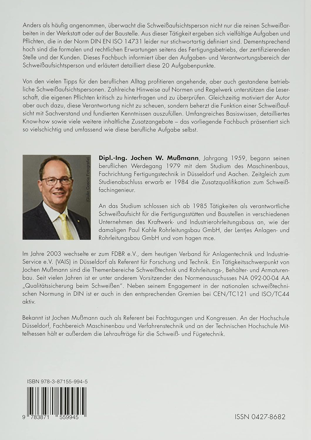 Aufgaben und Verantwortung einer Schweißaufsicht: Leitfaden für Werkstatt und Montage (Fachbuchreihe Schweißtechnik) – Bild 2